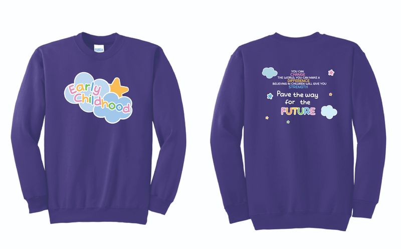 Olean Early Childhood 2025 Crewneck | PC90 Purple