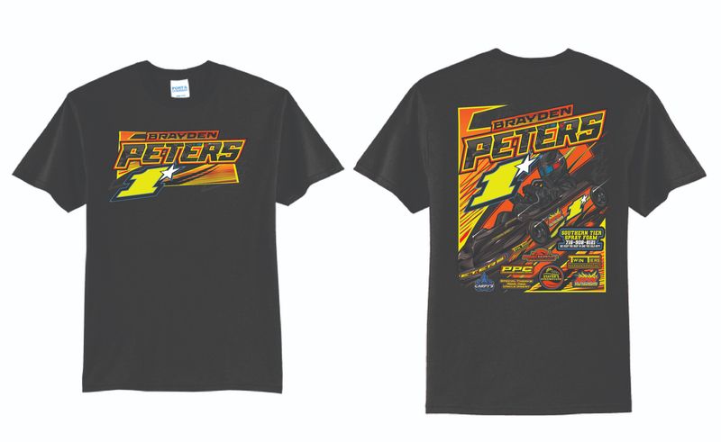 2025 Brayden Peters TShirt | PC55 Black