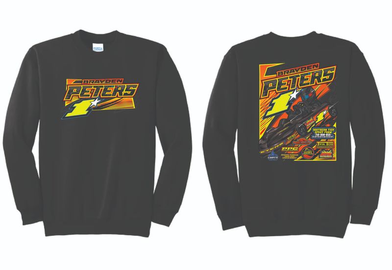 2025 Brayden Peters Crewneck | 18000 Black