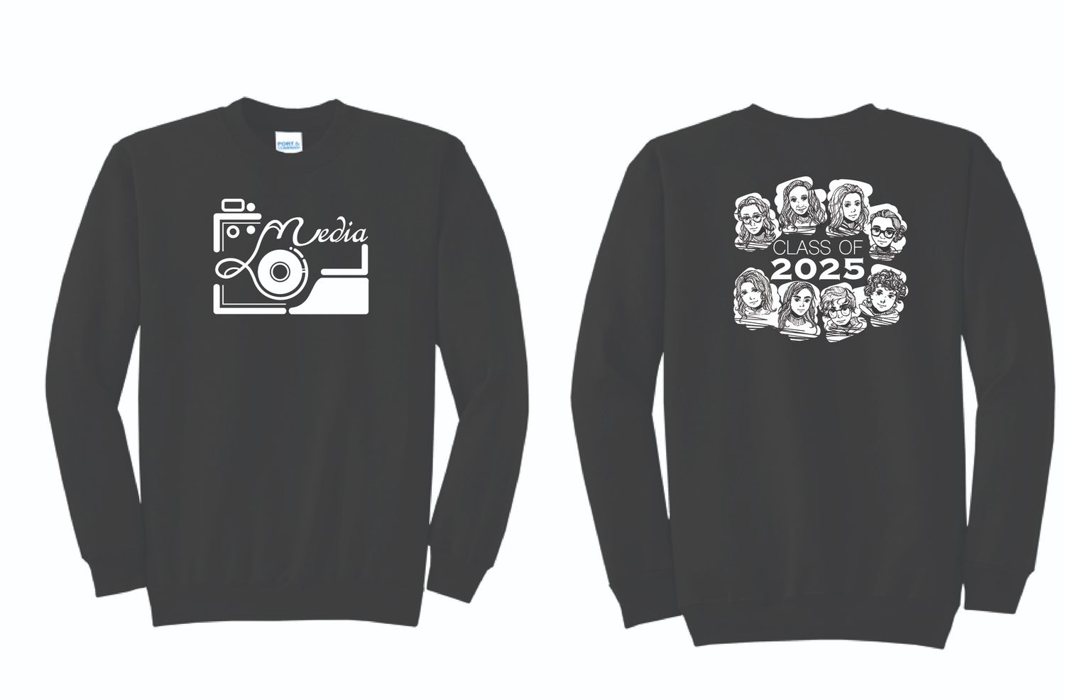Olean Media Communications 2025 Crewneck | PC90 Black