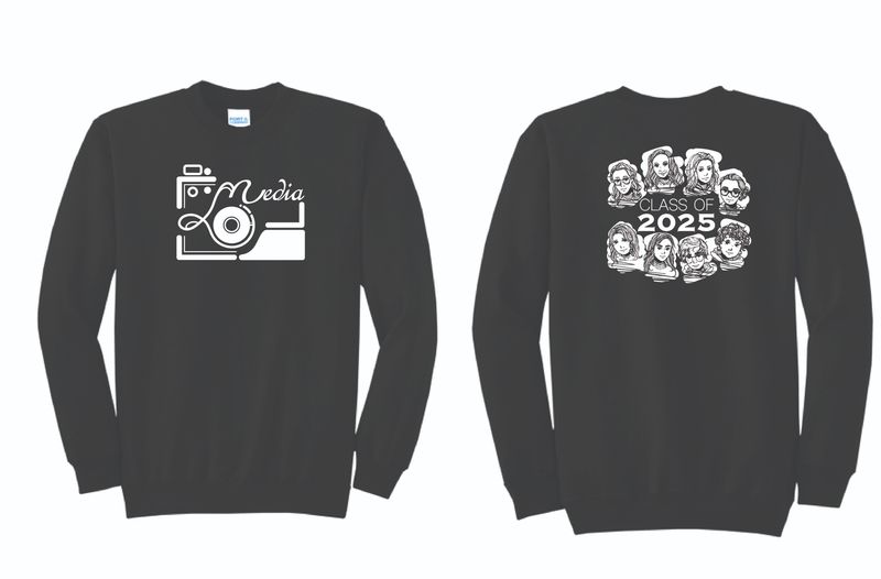 Olean Media Communications 2025 Crewneck | PC90 Black