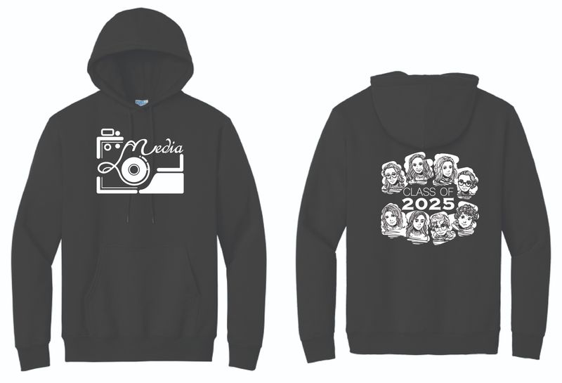 Olean Media Communications 2025 Hoodie | PC78H Black