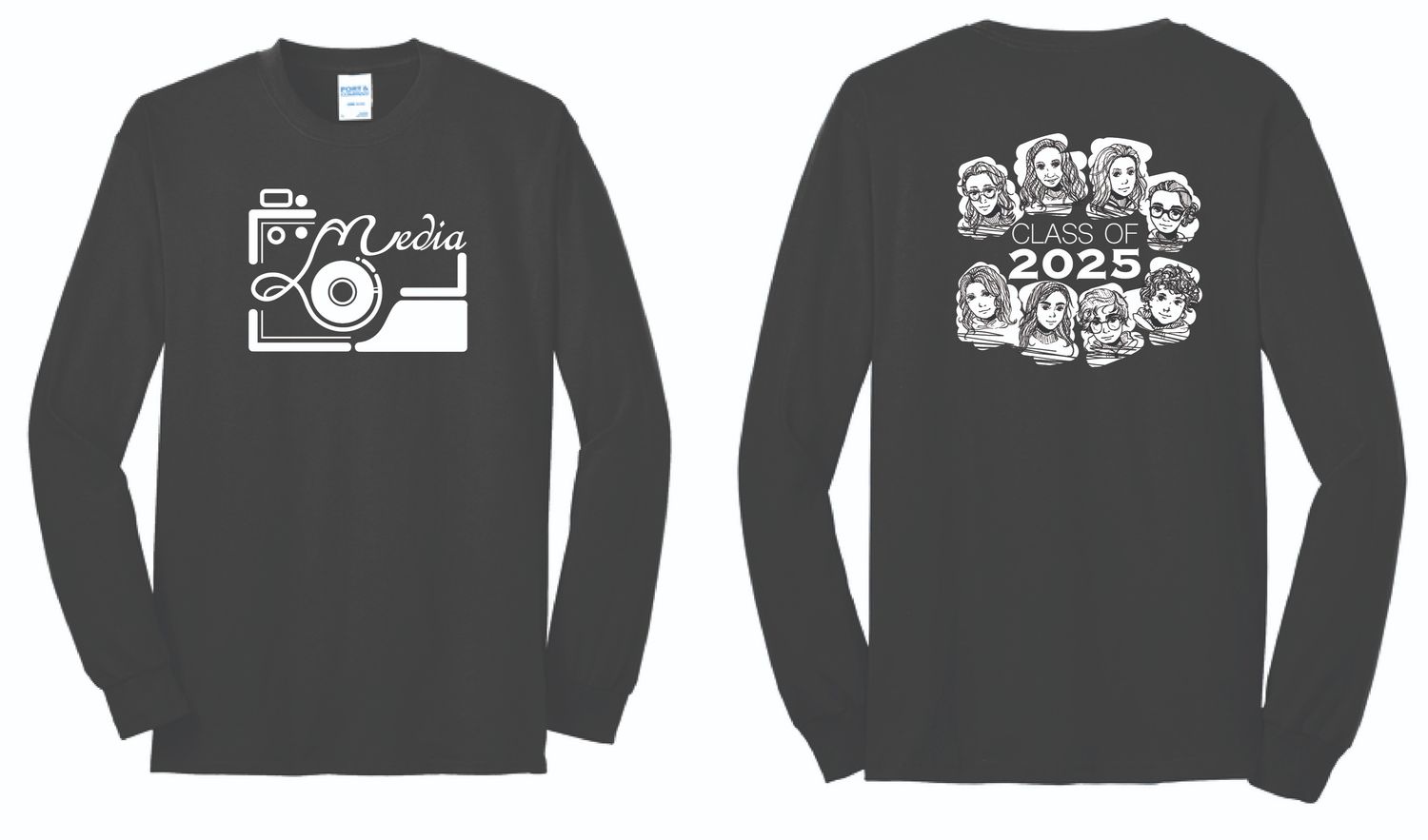 Olean Media Communications 2025 Long Sleeve | PC55LS Black