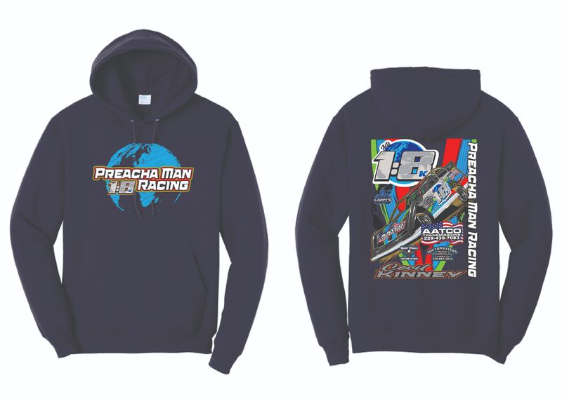 Preacha Man Racing Hoodie | PC78H Navy