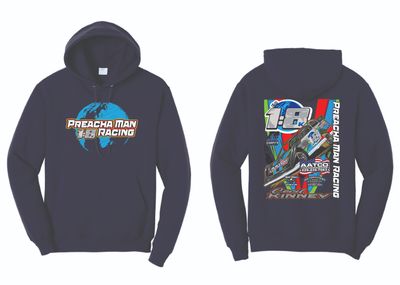 Preacha Man Racing Hoodie | PC78H Navy