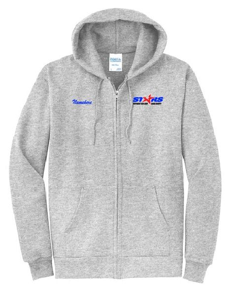 STARS ZipUp Hoodie | PC78ZH Ash