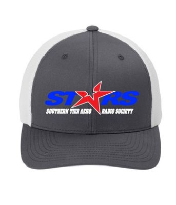 STARS Adjustable Flexfit 110 Mesh Cap | C110 Graphite/White