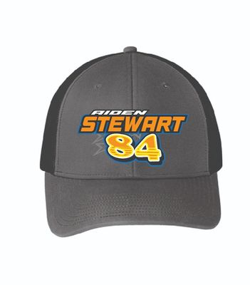 2025 Aiden Stewart Trucker Hat | C112 Grey Steel/Black