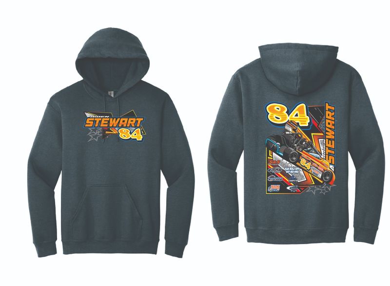 2025 Aiden Stewart Hoodie | 18500 Dark Heather Grey