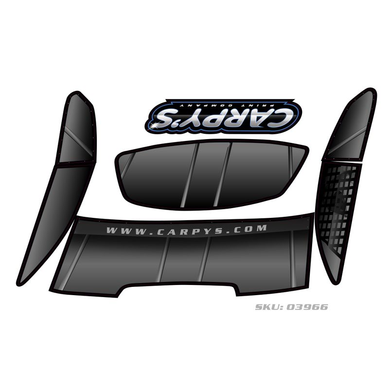Shark R/C Bodies  Shark Slingshot Window Decals