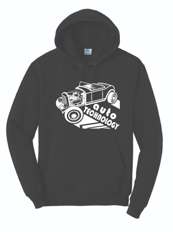 Olean Automotive Technology 2025 Hoodie | PC78H Black