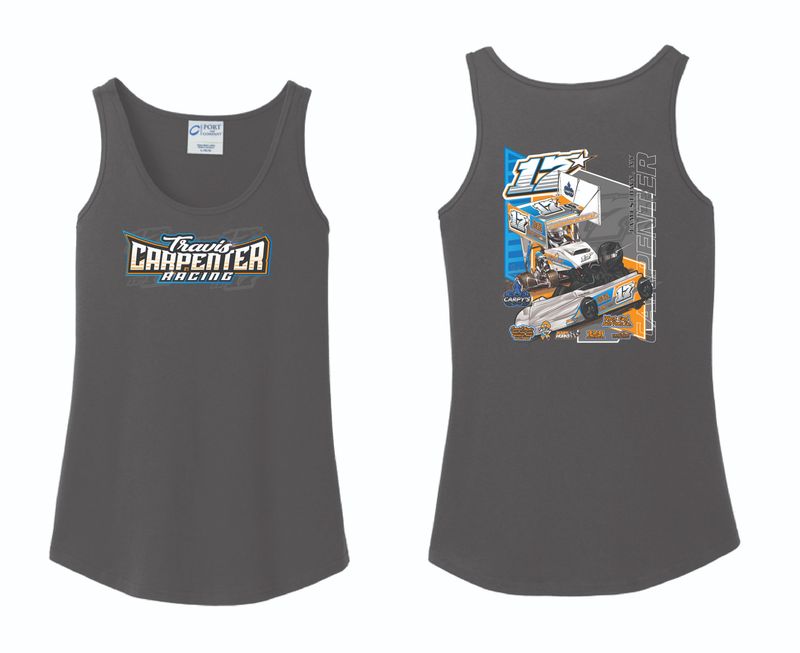 2025 Travis Carpenter Ladies Tank Top | LPC54TT Charcoal