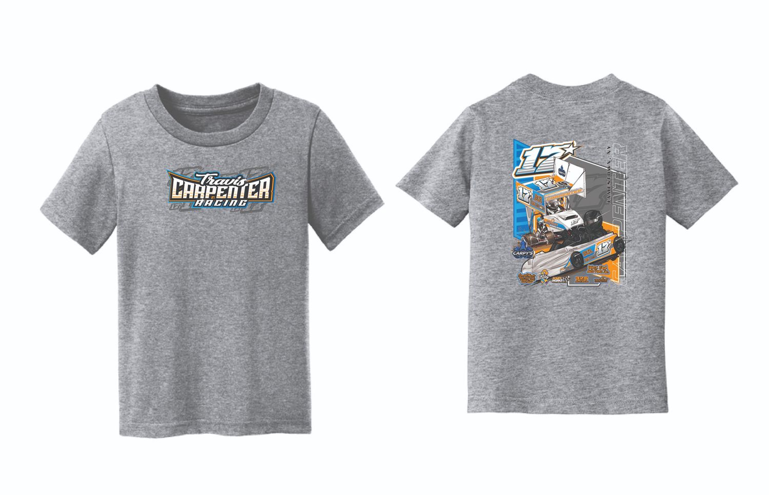 2025 Travis Carpenter Toddler Tshirt | CAR54T Athletic Heather