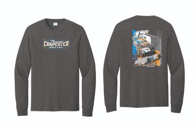 2025 Travis Carpenter Long Sleeve | PC54LS Dark Heather Grey