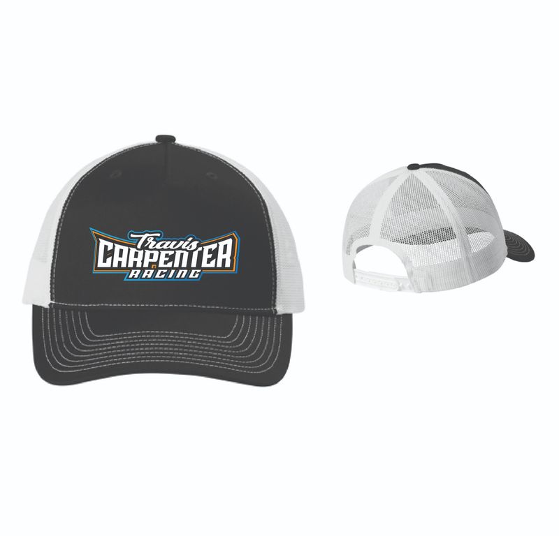 2025 Travis Carpenter Trucker Hat | C115 Black/White