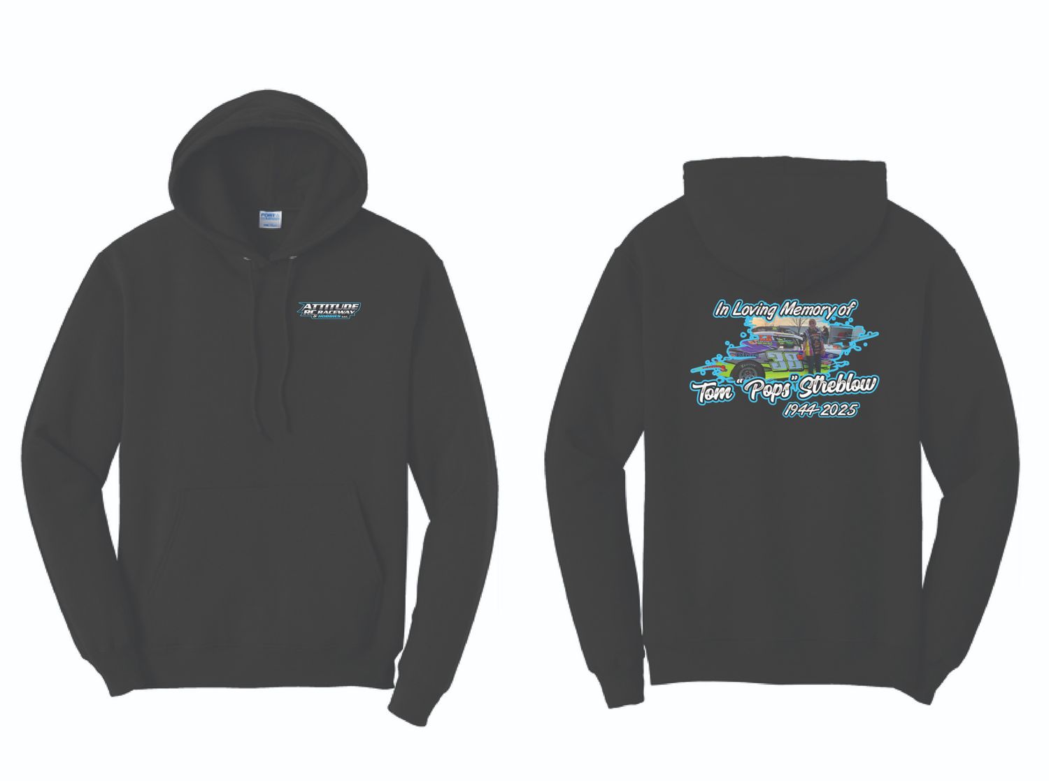 Tom Streblow Memorial Hoodie | PC78H Black
