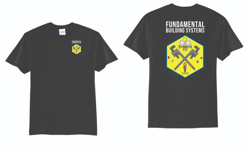 Fundamental Building Systems 2025 Tshirt | PC55 Black