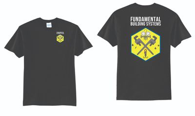Fundamental Building Systems 2025 Tshirt | PC55 Black