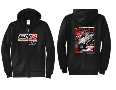 2025 ENR Zip Up Hoodie | PC78ZH Black