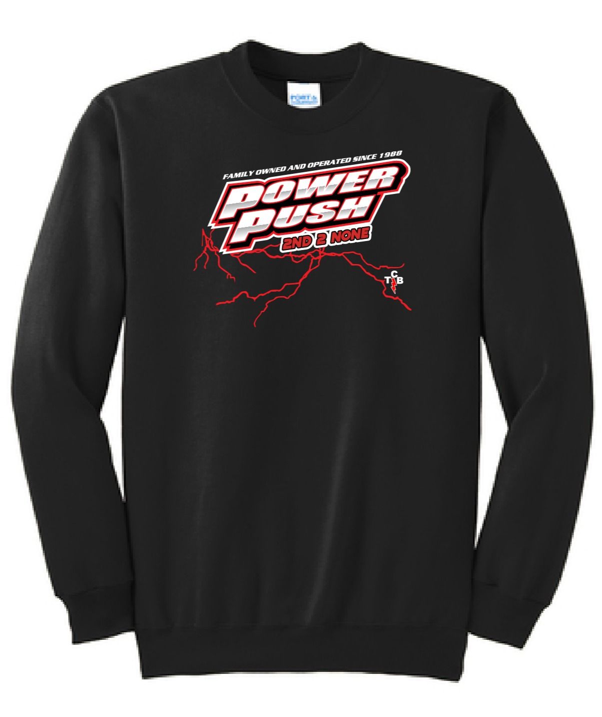 PowerPush Crewneck | PC78 Black