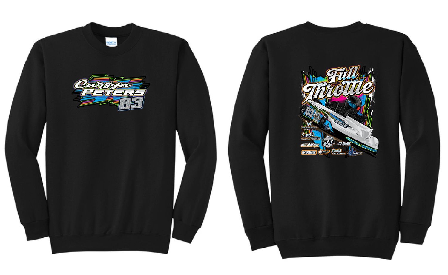 2025 Carsyn Peters Crewneck | PC78 Black