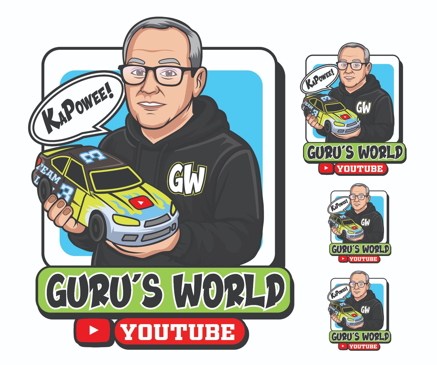 Gurus World Kapowee Sticker Pack