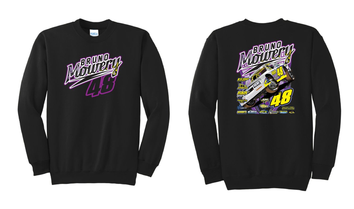 2025 Bruno Mowery Crewneck | PC78 Black
