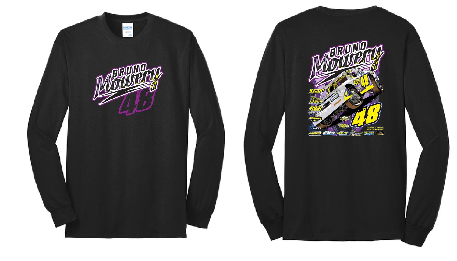 2025 Bruno Mowery Long Sleeve | PC55LS Black