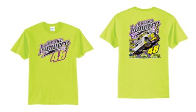 2025 Bruno Mowery TShirt | PC55 Safety Green