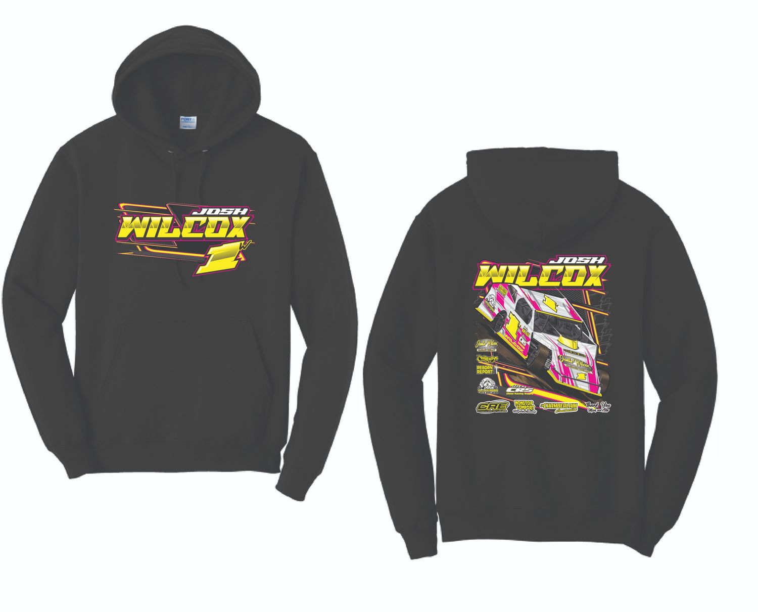 2025 Josh Wilcox Hoodie | PC78H Black