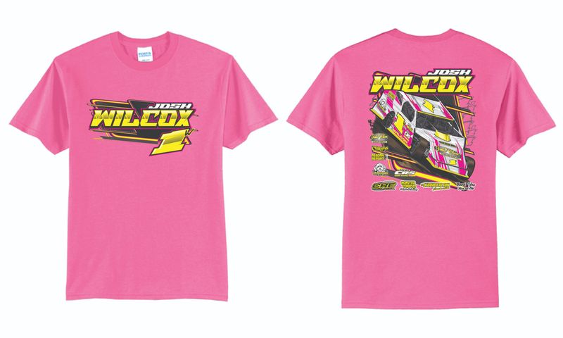 2025 Josh Wilcox TShirt | PC55 Neon Pink