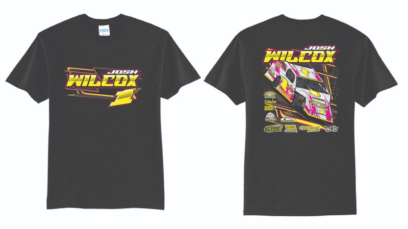 2025 Josh Wilcox TShirt | PC55 Black