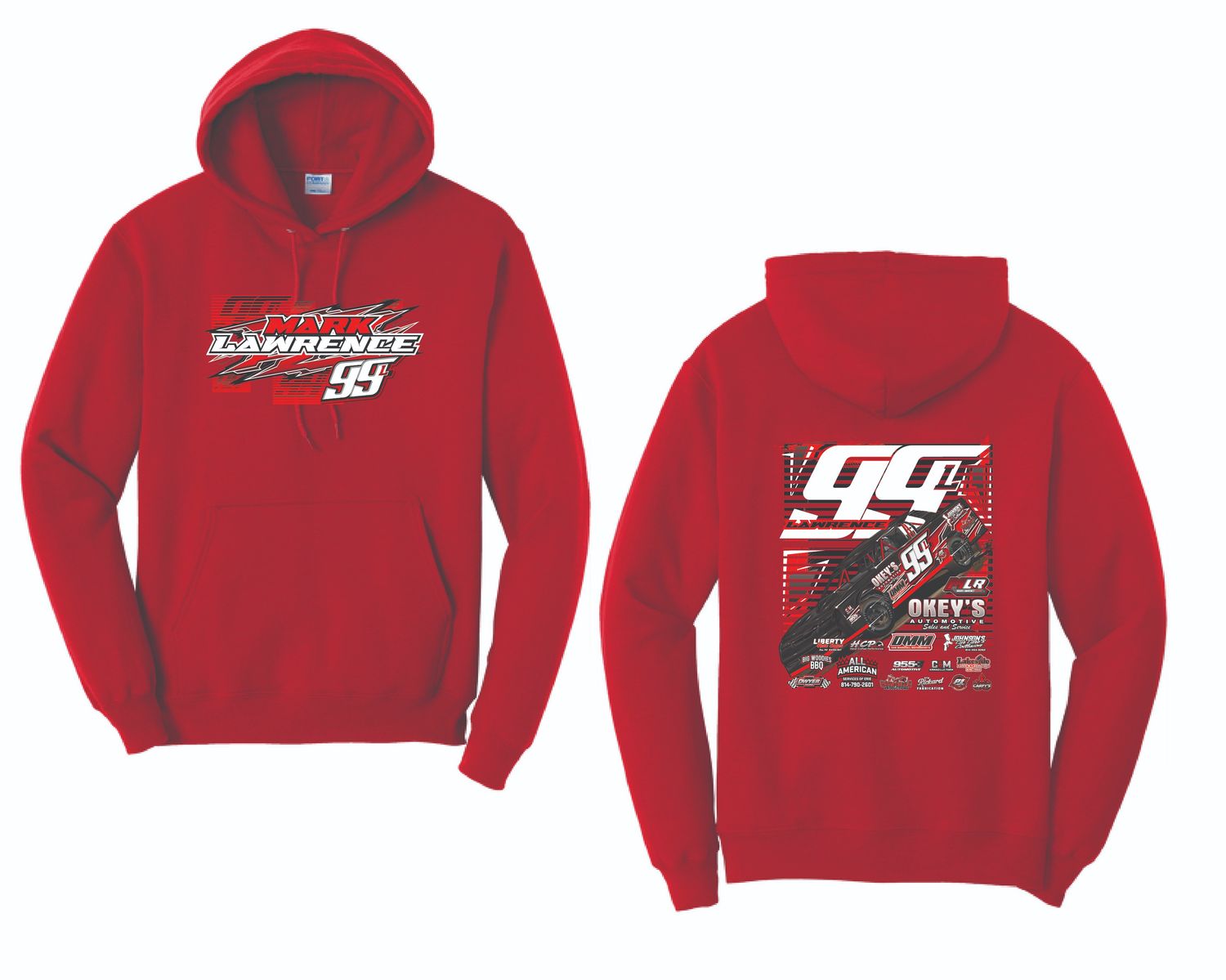 2025 Mark Lawrence Hoodie | PC78H Red