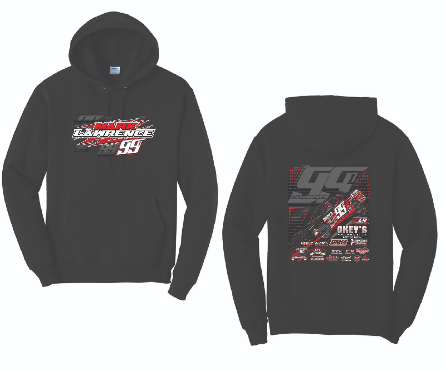 2025 Mark Lawrence Hoodie | PC78H Black