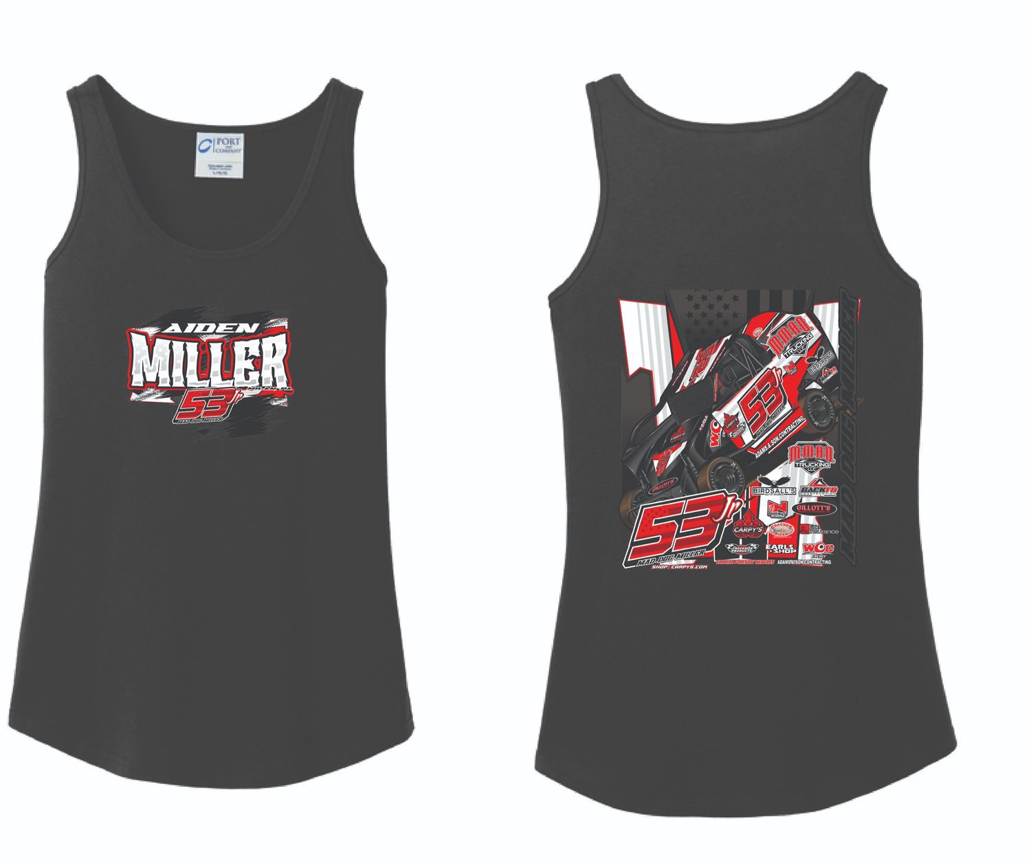 2025 Aiden Miller Ladies Tank | DM138L Black