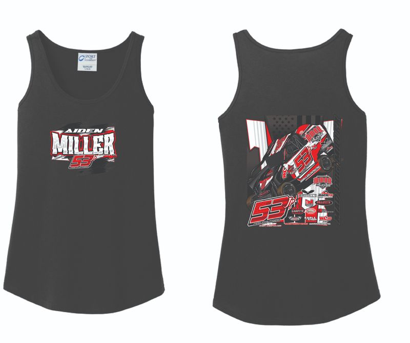2025 Aiden Miller Ladies Tank | DM138L Black
