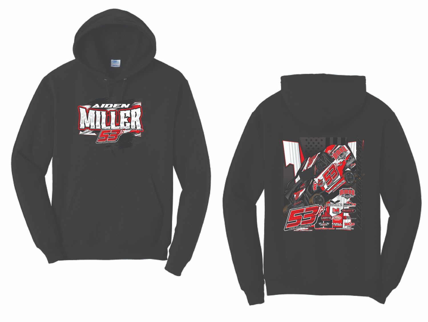 2025 Aiden Miller Hoodie | PC78H Black