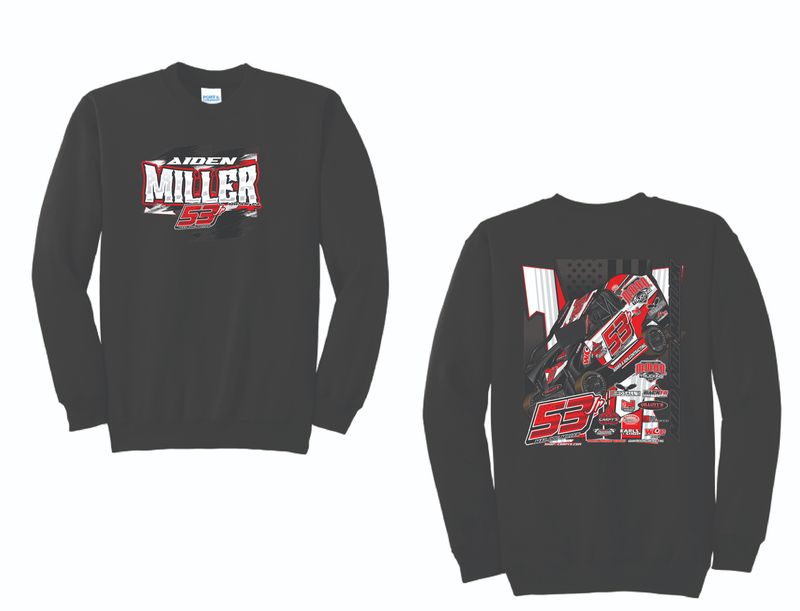 2025 Aiden Miller Crewneck | PC78 Black