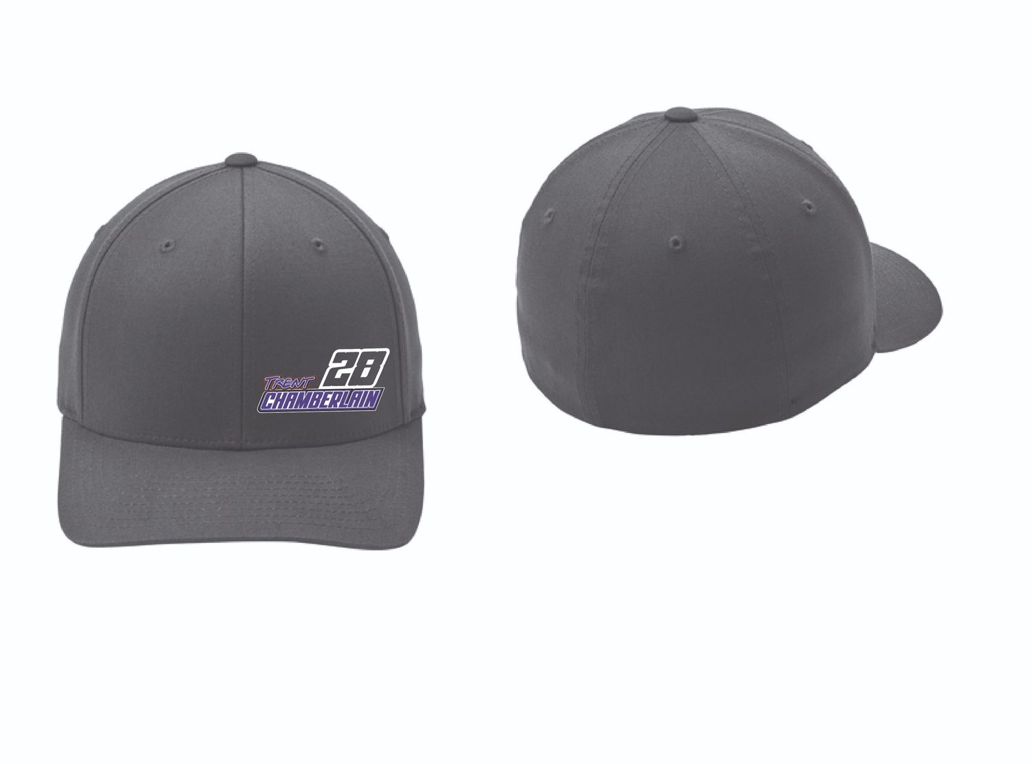 2025 Trent Chamberlain Fitted Hat | C813 Graphite