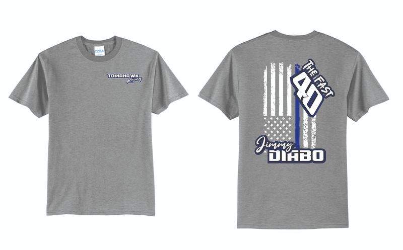 2025 Tomahawk Racing TShirt | PC55 Athletic Heather