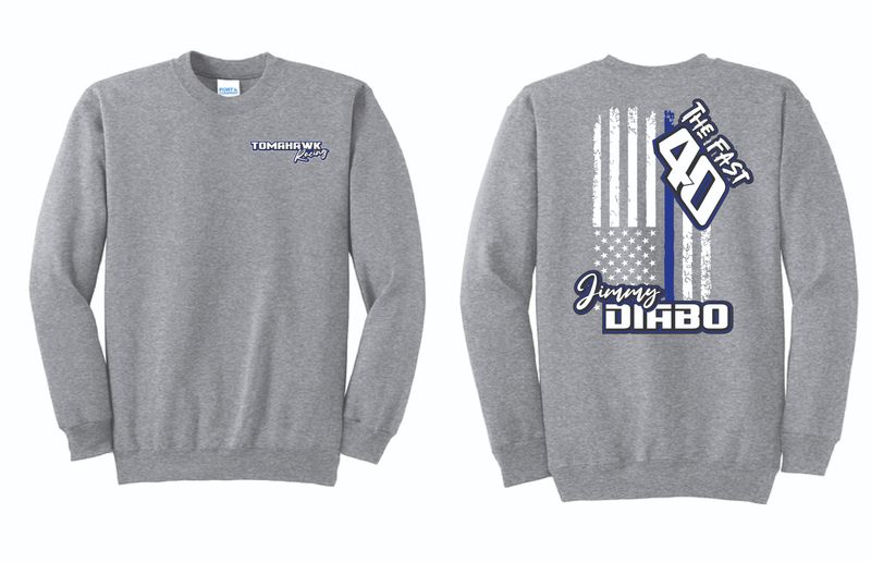 2025 Tomahawk Racing Crewneck | PC78 Athletic Heather