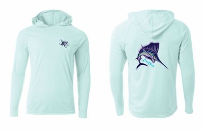 TB3 Trap Bait A4 Cooling Performance Long Sleeve Hooded Tee | A4N3409