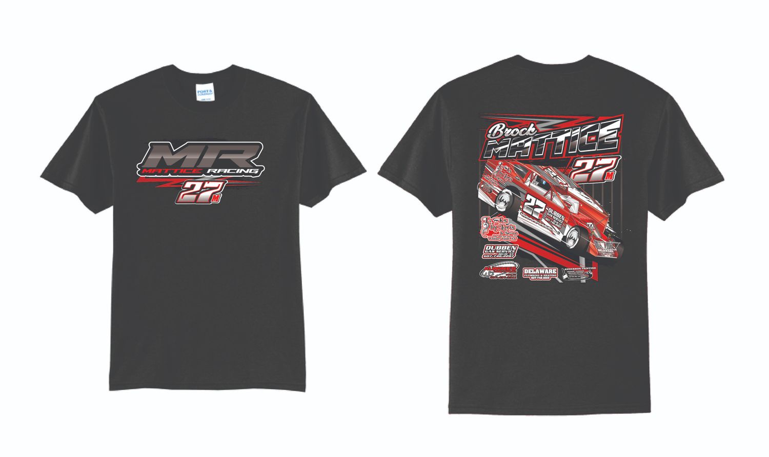 2025 Brock Mattice TShirt | PC55 Black