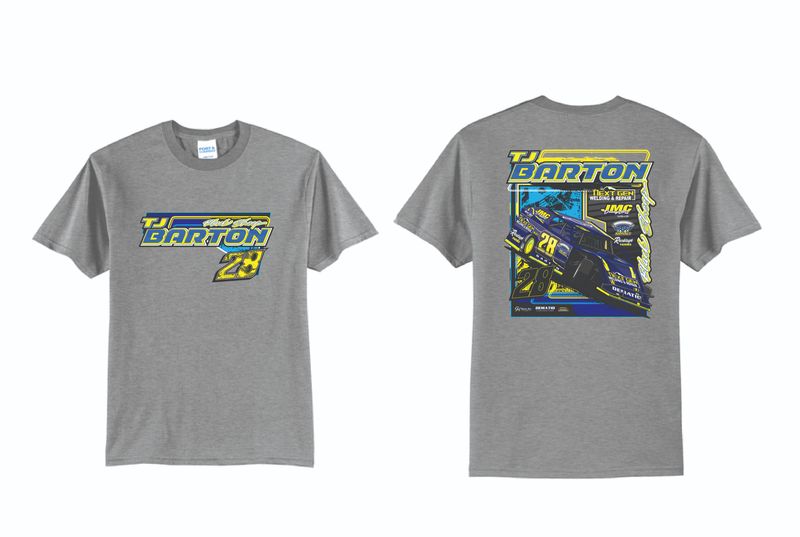 2025 TJ Barton TShirt | PC55 Athletic Heather