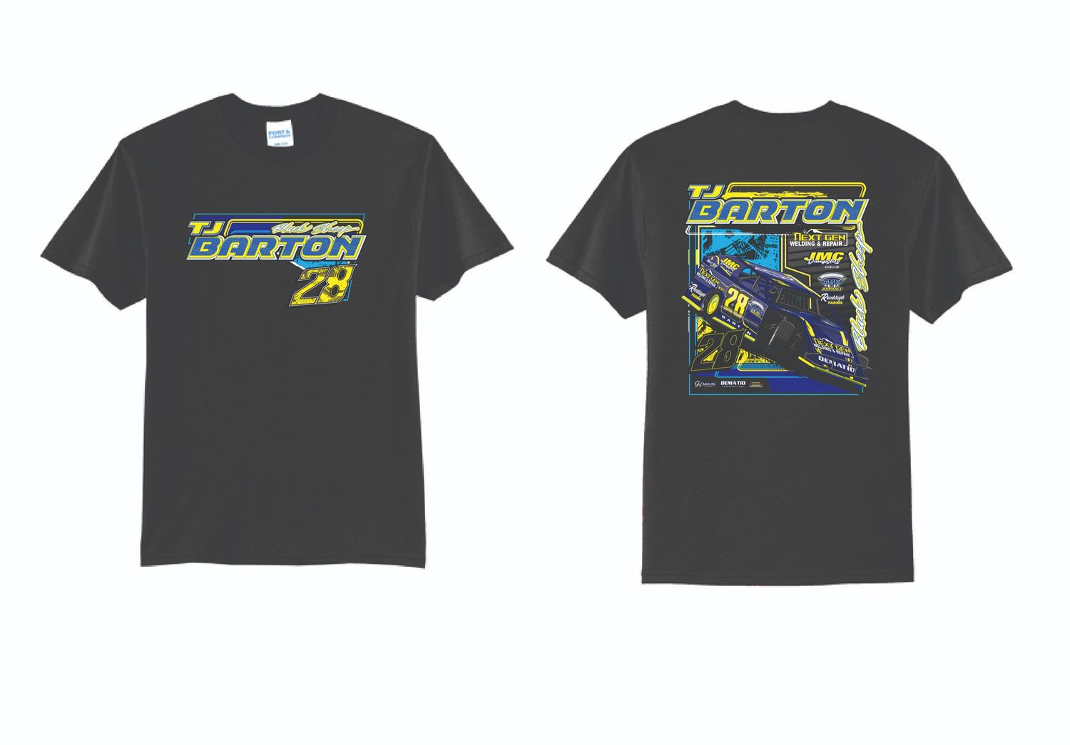 2025 TJ Barton TShirt | PC55 Black