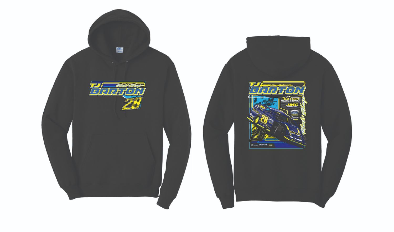 2025 TJ Barton Hoodie | PC78H Black
