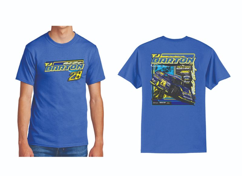 2025 TJ Barton TShirt | PC55 Royal