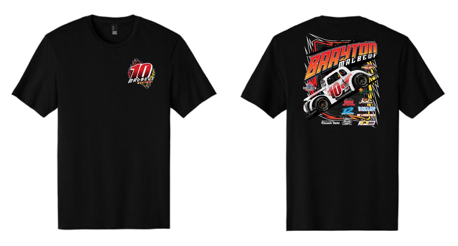 2024 Malbeuf Racing TShirt | PC55 Black