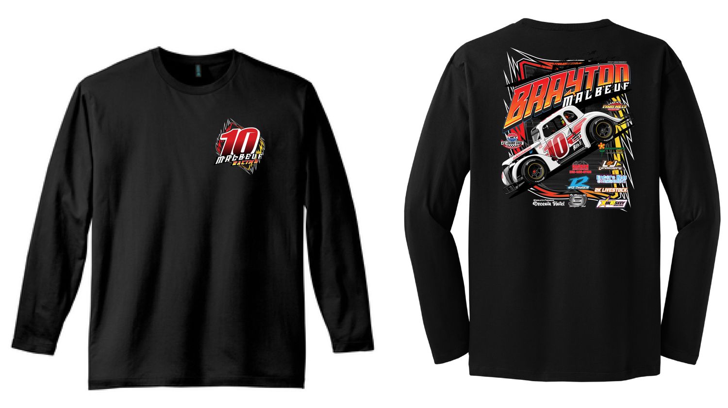2024 Malbeuf Racing Long Sleeve | PC55LS Black