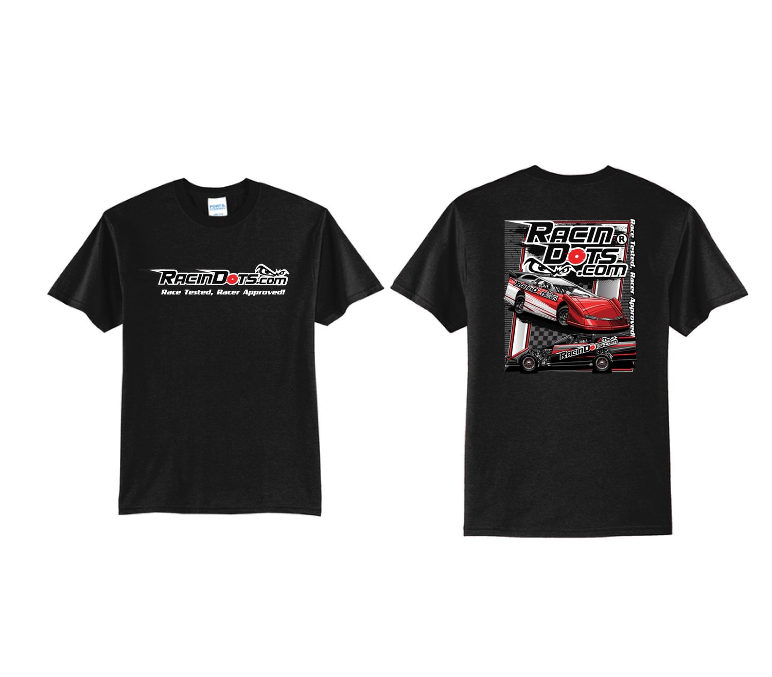 RacinDots TShirt | PC55 Black
